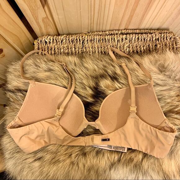 Victoria’s Secret Padded Plunge Bra in Nude Size 32B - Picture 5 of 13